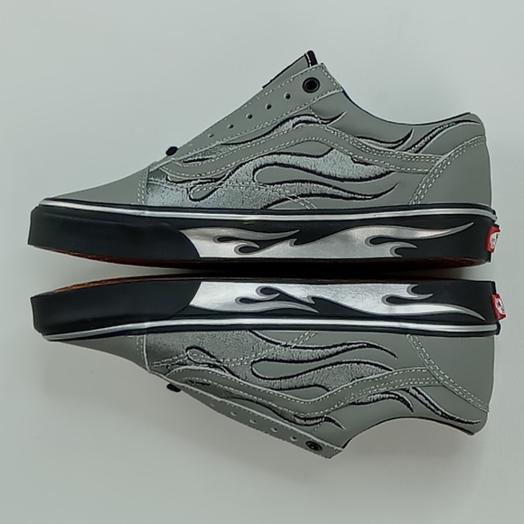 Vans x A$AP Rocky Worldwide Silver Flame Old Skool NWOT  Men's 8.5 Women's 10 - Picture 6 of 13